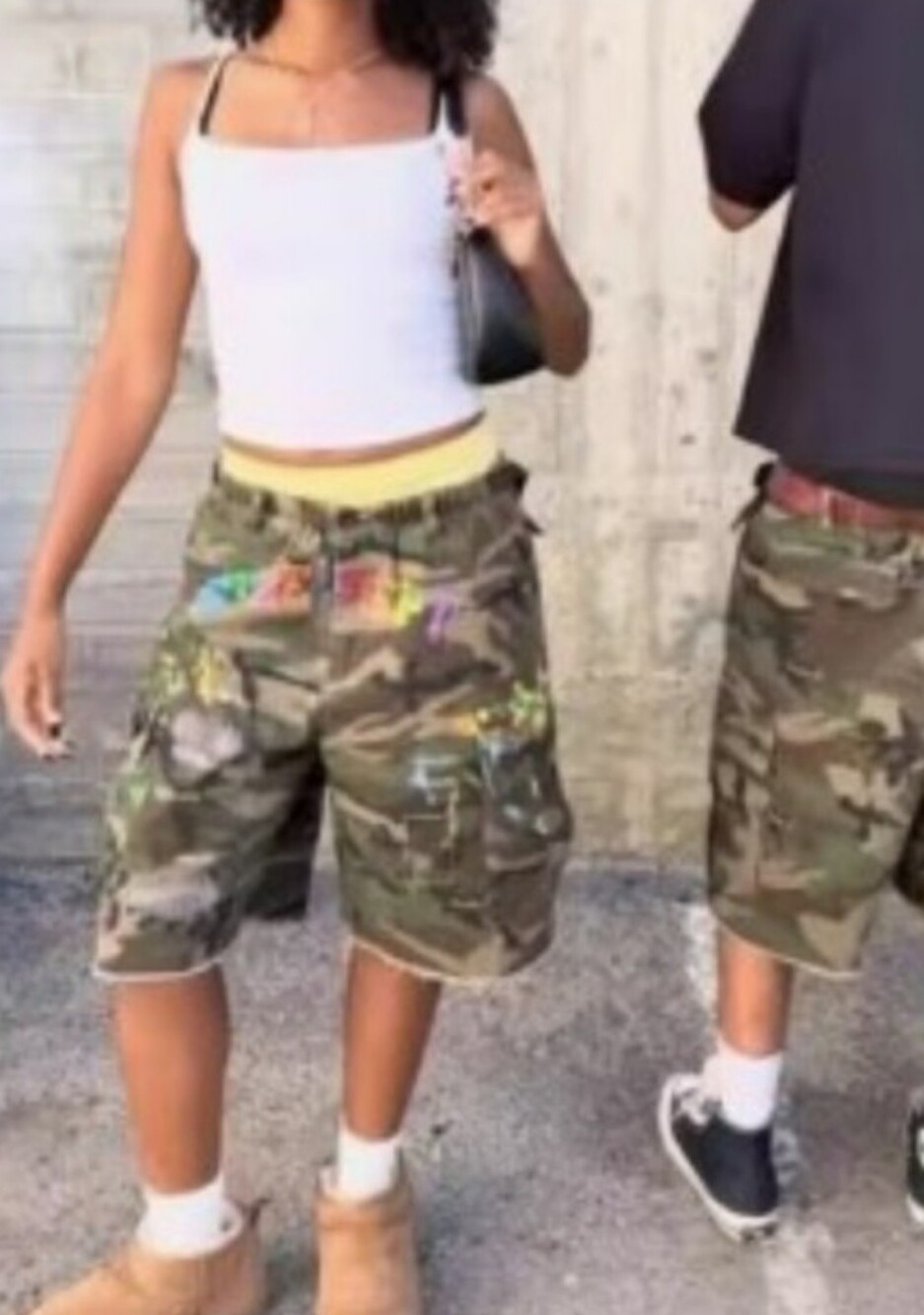 Granny Made These Camouflage Cargo  Jorts Semi Baggy🔥🔥🔥 🧑‍🦳🧓